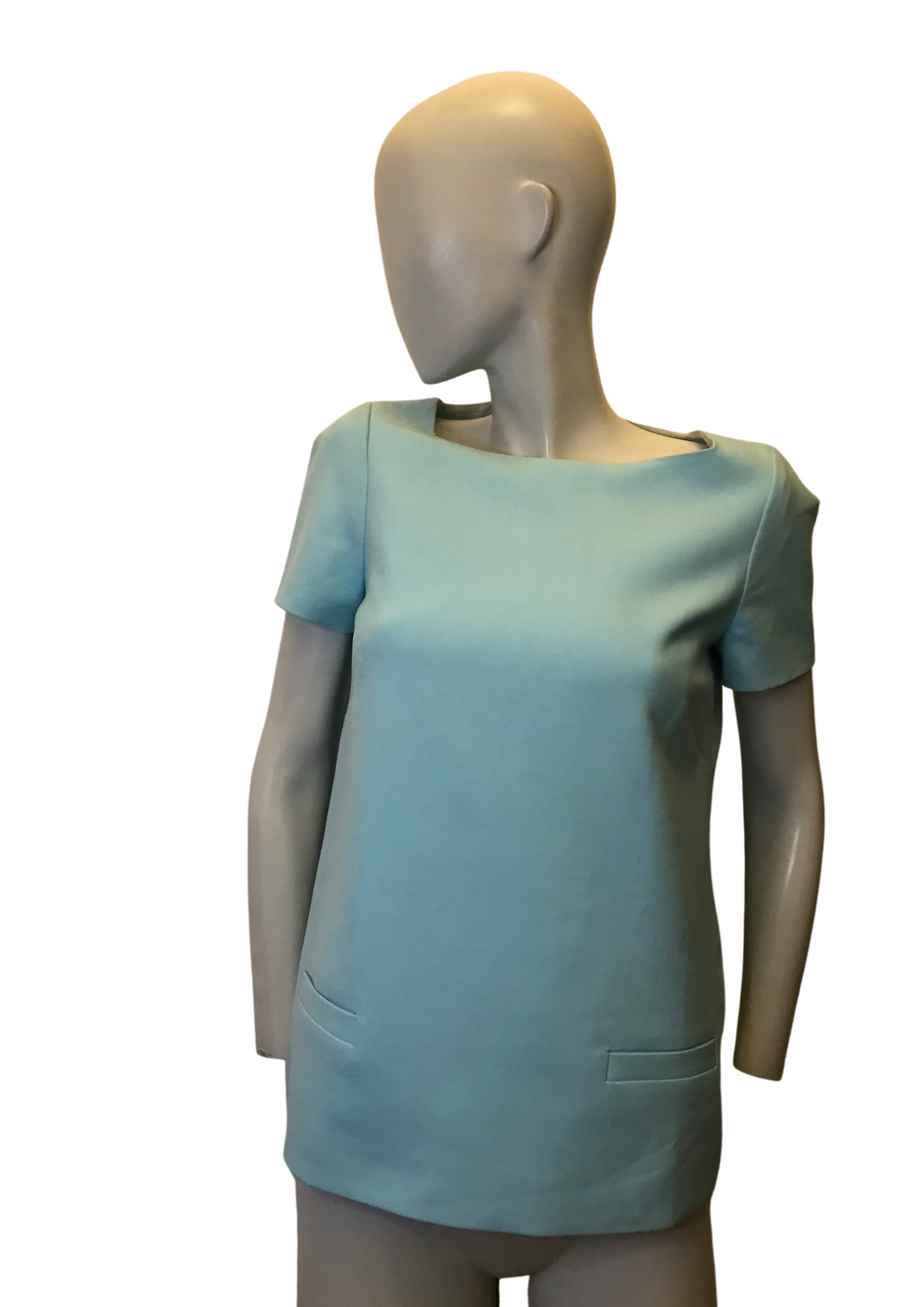 Blouse bleu ciel style années 60 Taille 36