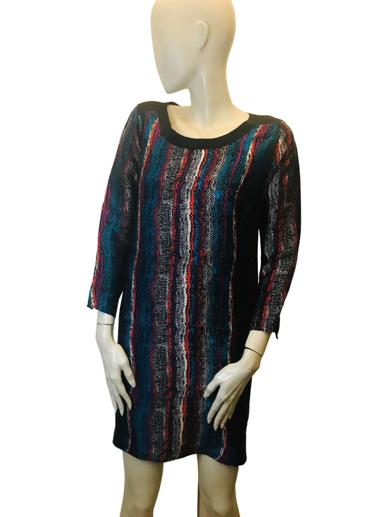 Robe à motifs serpent 100% soie Taille 38
