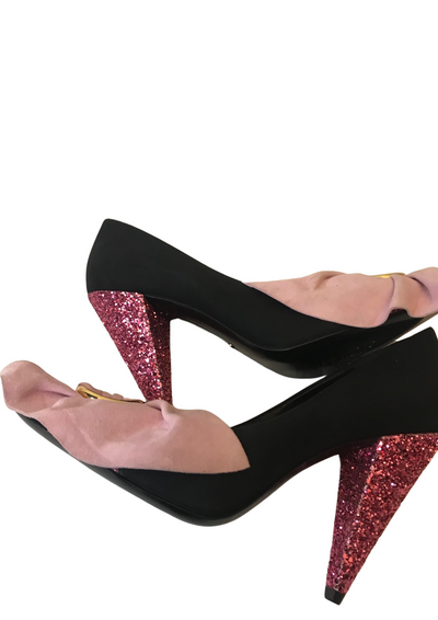 Escarpins à talons pailletés Pointure 37 (Neuf)
