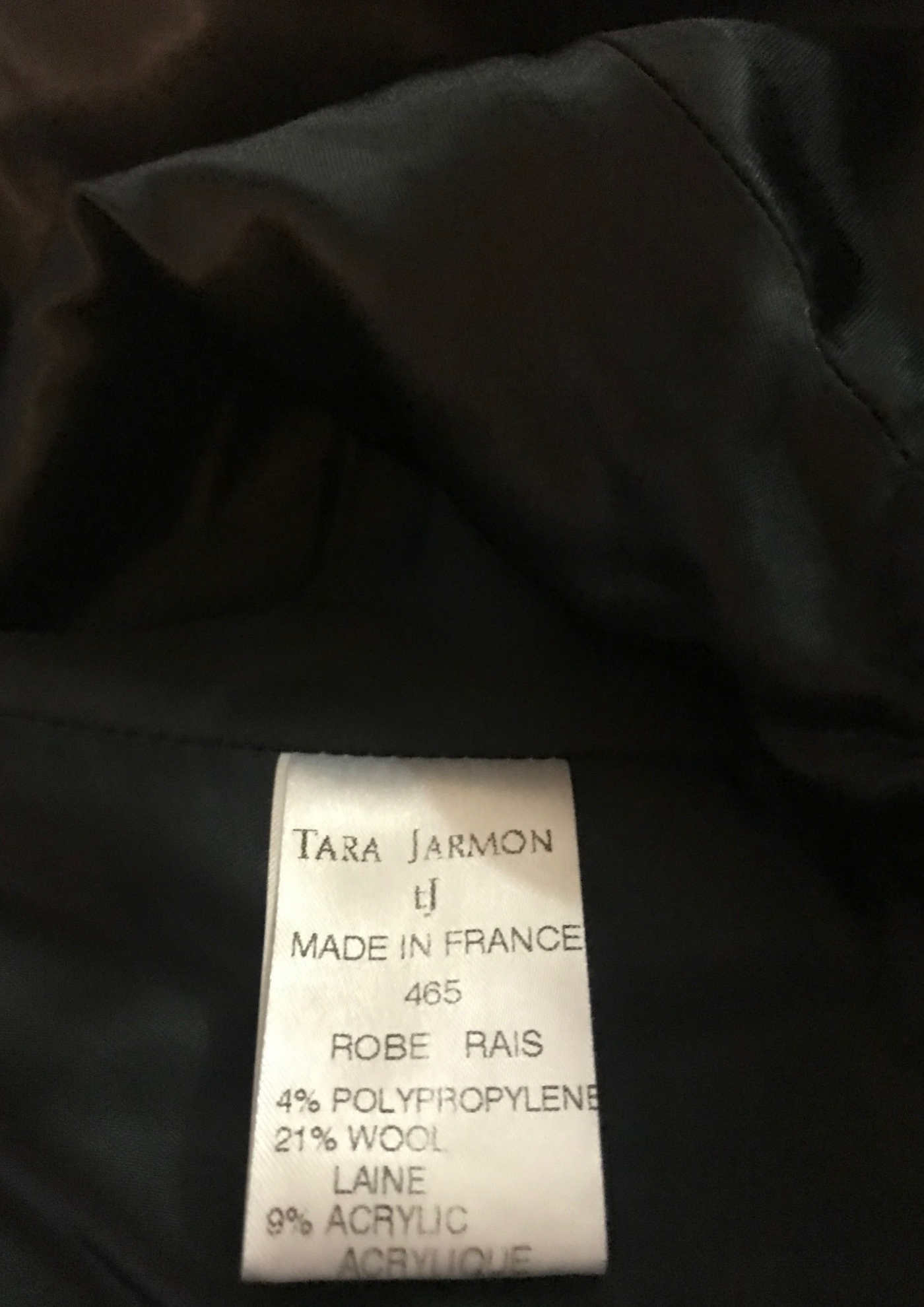 Robe bustier en laine mélangée Taille 36