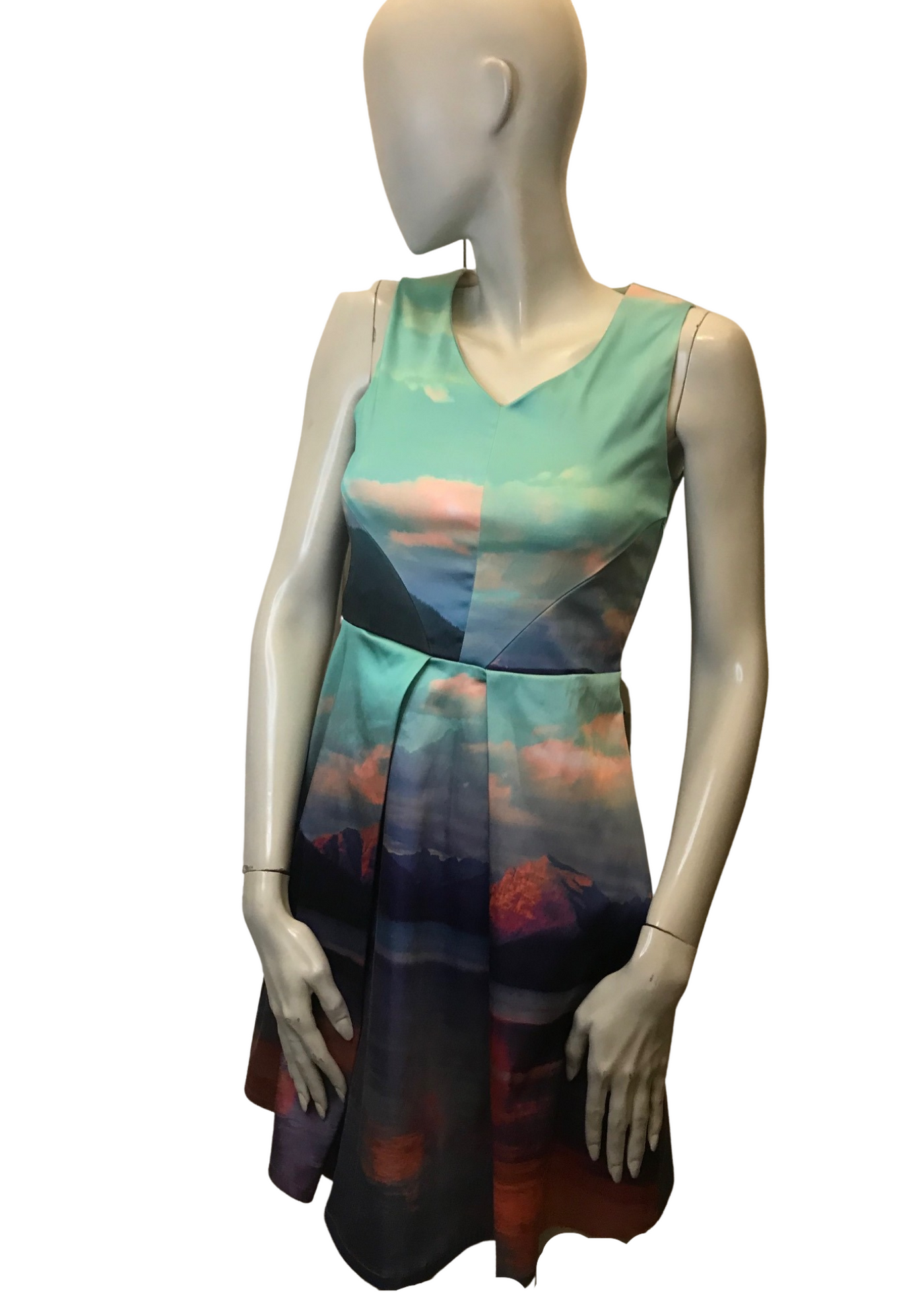 Robe à motifs nuages Taille 36