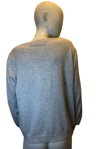 Pull gris à nœud Taille 46