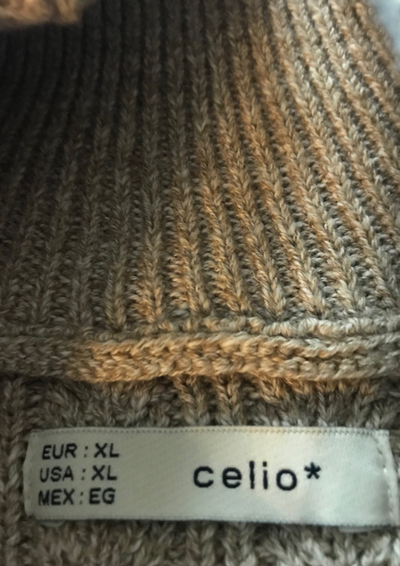 Pull col châle Taille XL