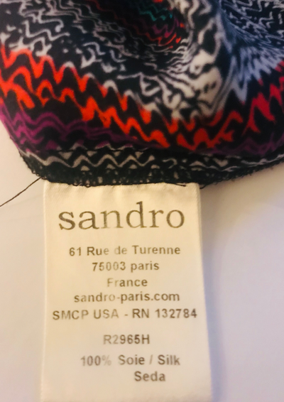 Robe à motifs serpent 100% soie Taille 38
