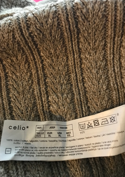 Pull col châle Taille XL