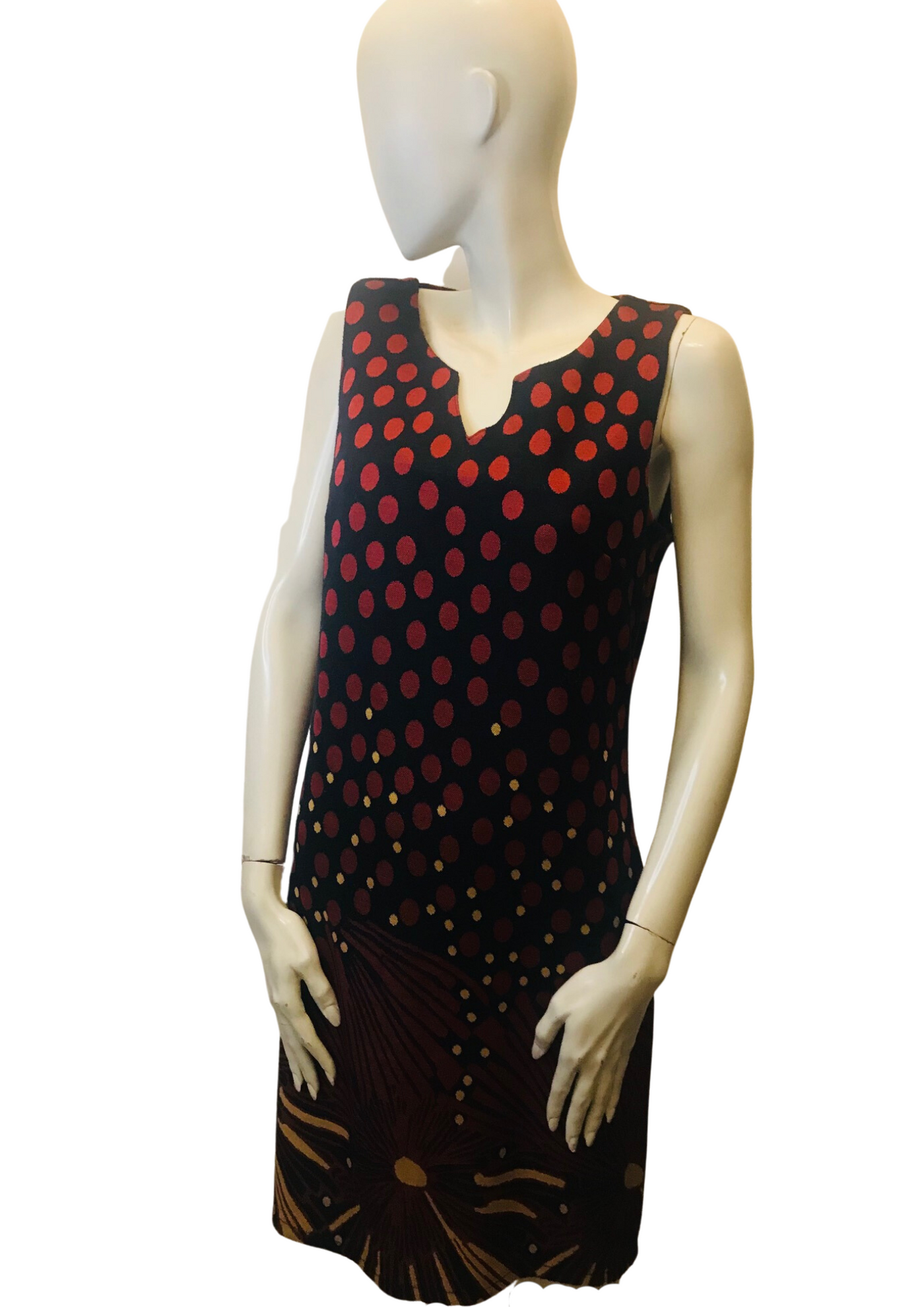 Robe à pois et fleurs Taille 42