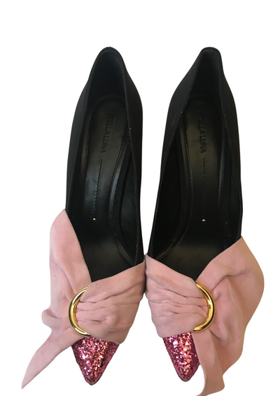 Escarpins à talons pailletés Pointure 37 (Neuf)