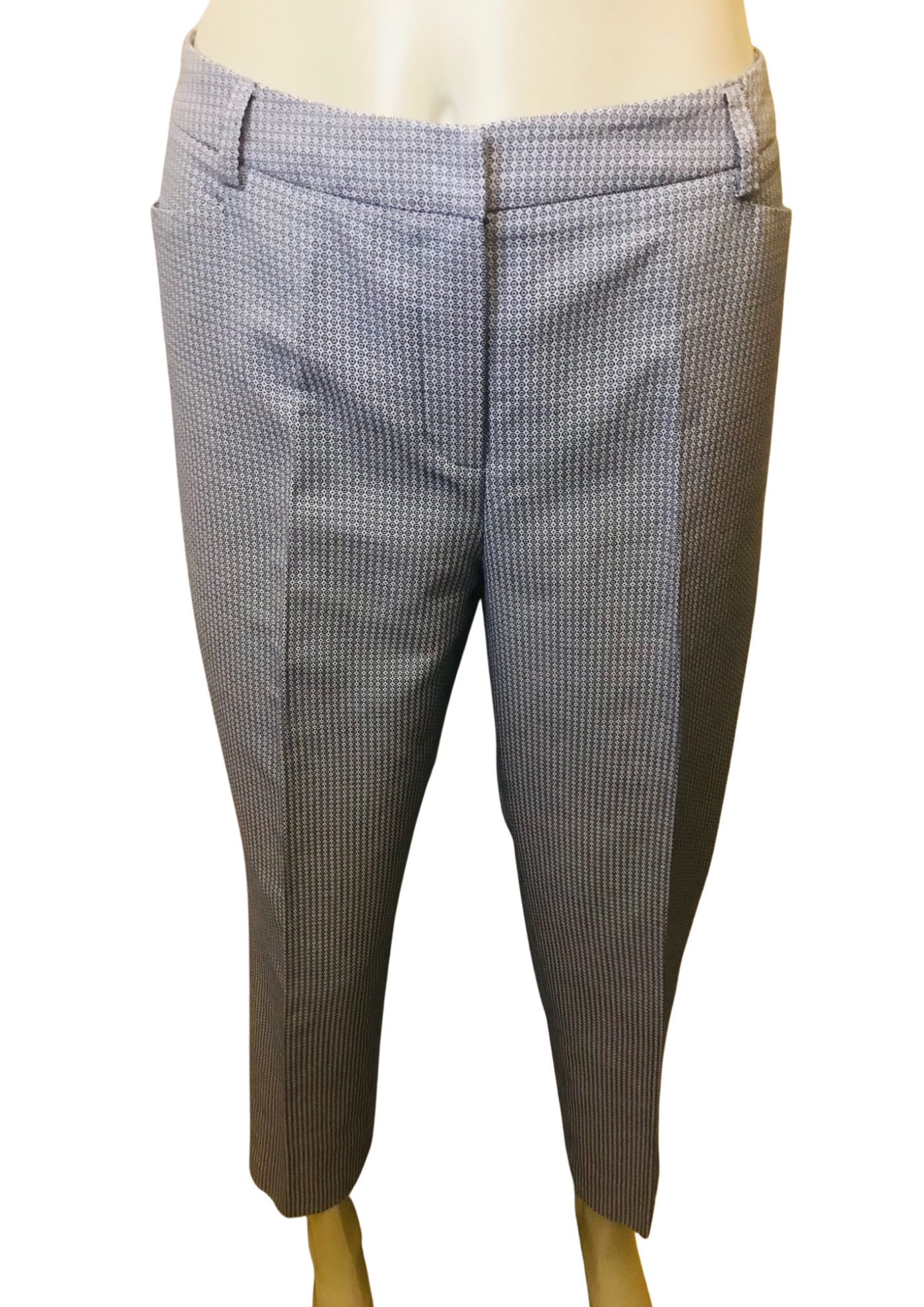 Pantalon droit à motifs Taille 42