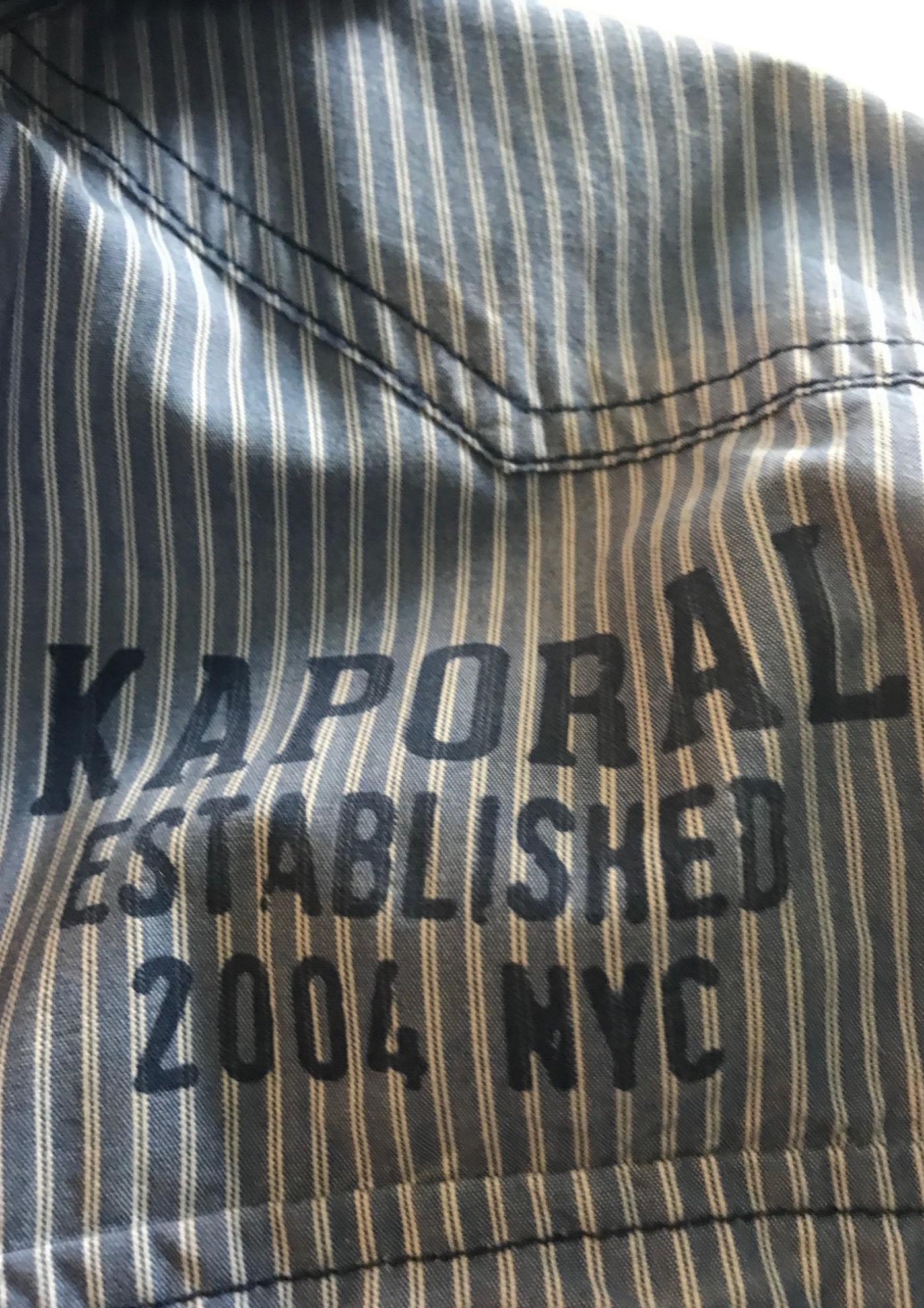 Chemise rayée Taille XL