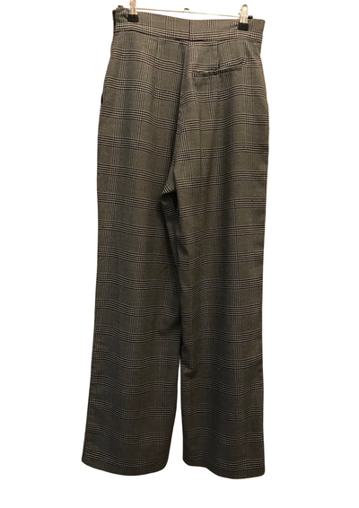 Pantalon large motifs Prince de Galles Taille 36