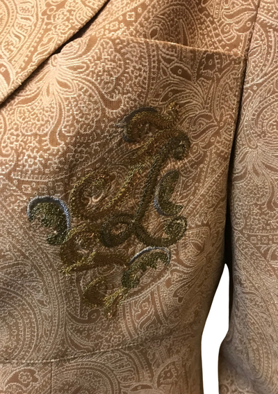 Veste en brocard doré Taille 38