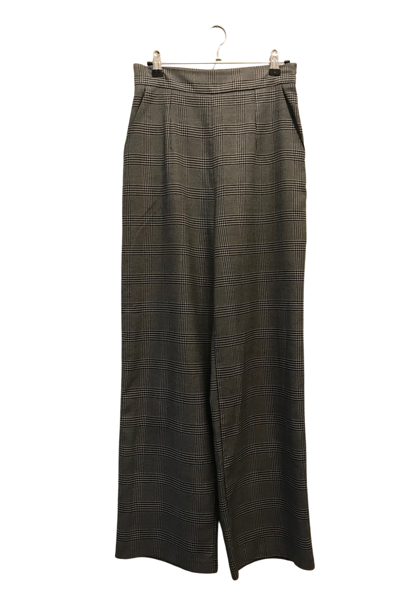 Pantalon large motifs Prince de Galles Taille 36