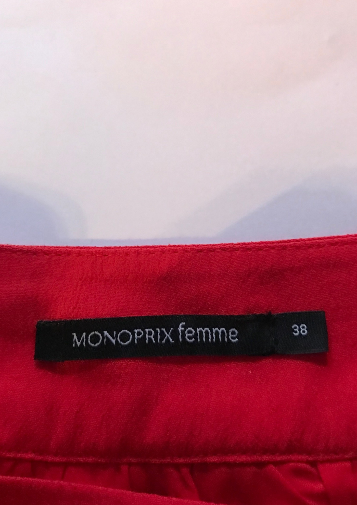 Jupe patineuse rouge Taille 38