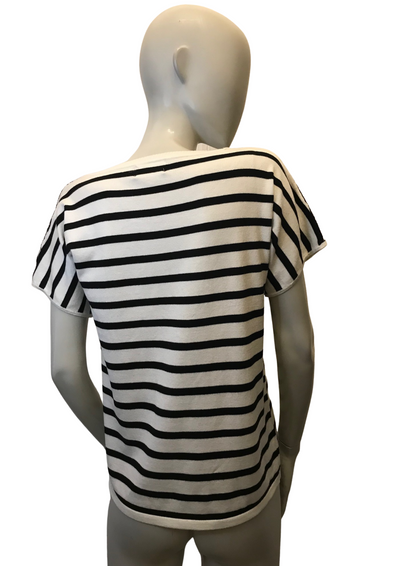 Top marinière empiècement dentelle Taille 40