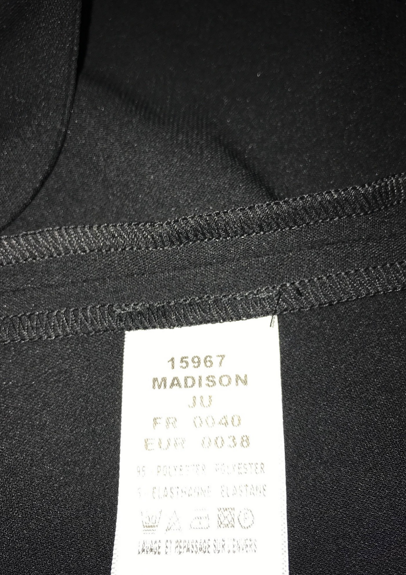 Jupe empiècement satin Taille 40