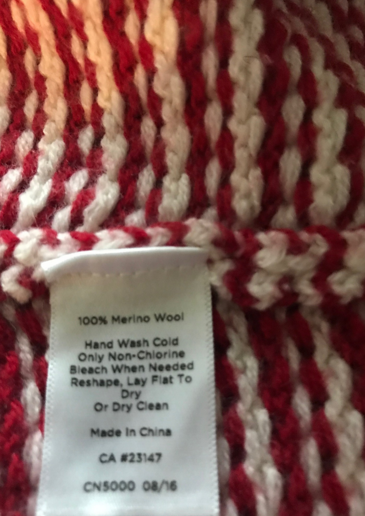Gilet en laine mérinos Taille 38