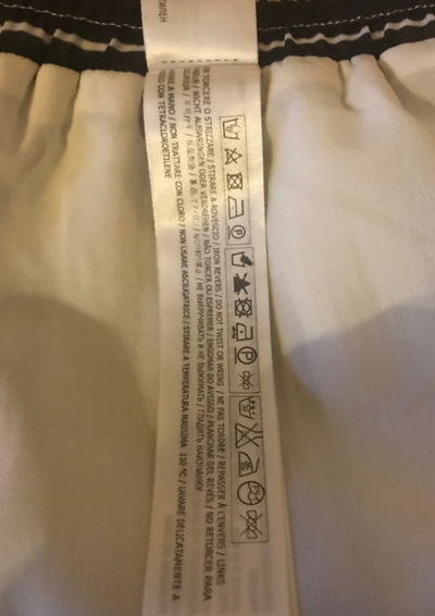 Pantalon rayé à sequins Taille 38