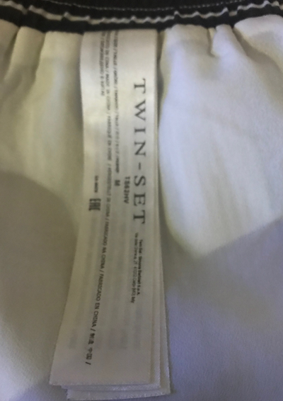 Pantalon rayé à sequins Taille 38