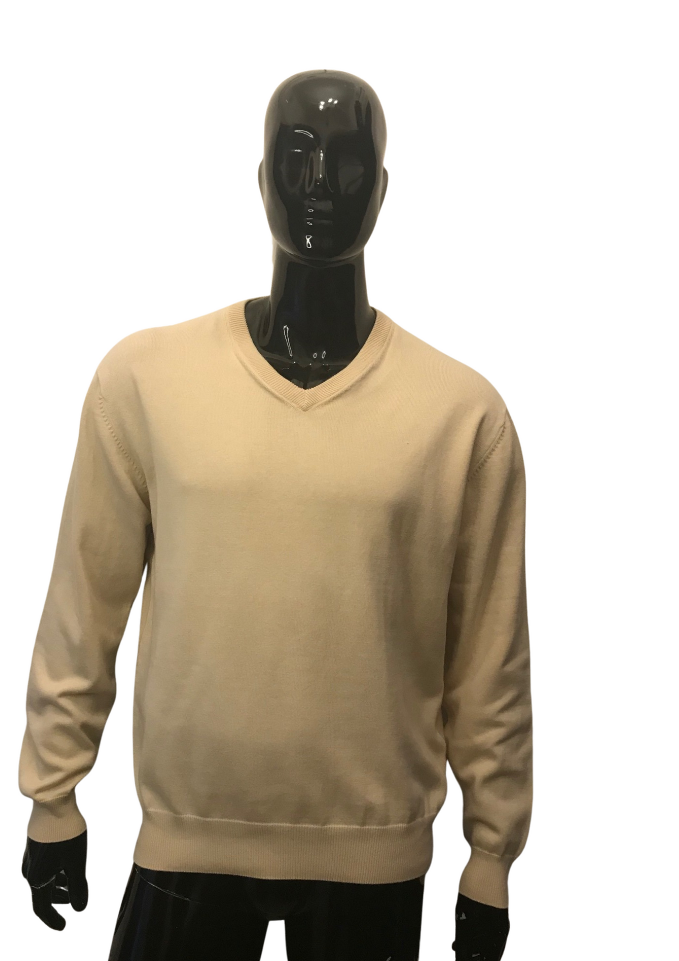 Pull col V Beige Taille M