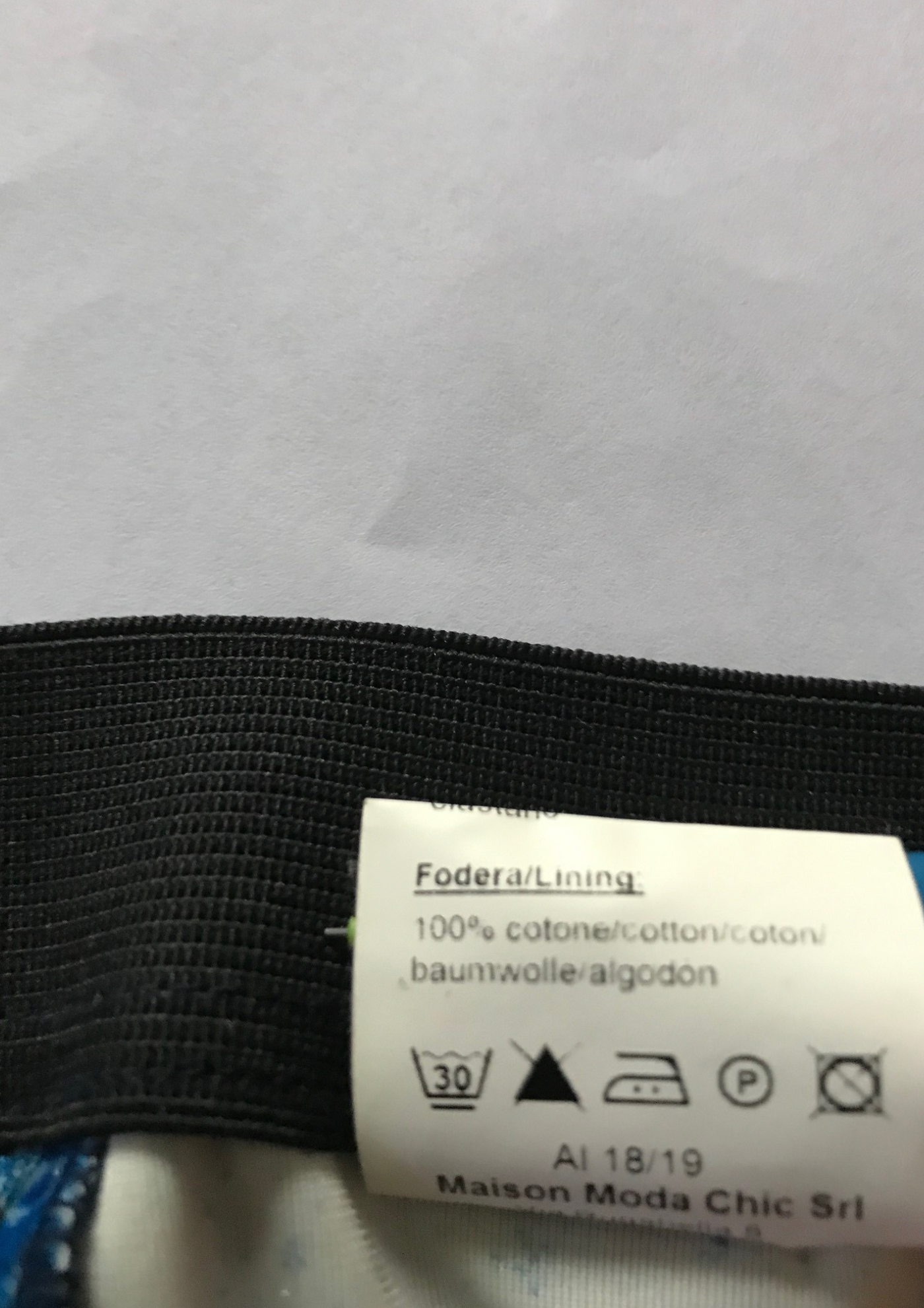 Pantalon à motifs en velours Taille 36 (neuf)