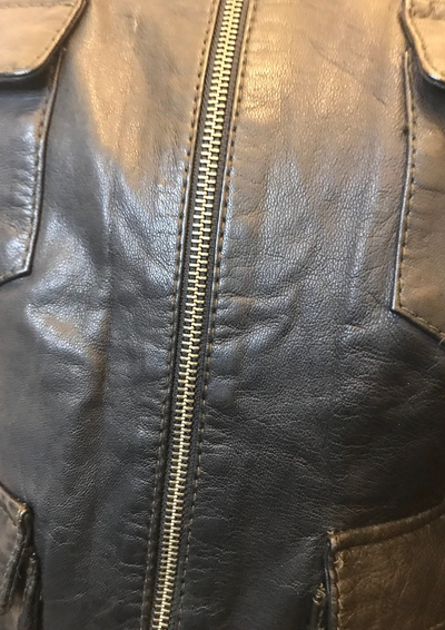 Blouson en cuir d'agneau Taille 38