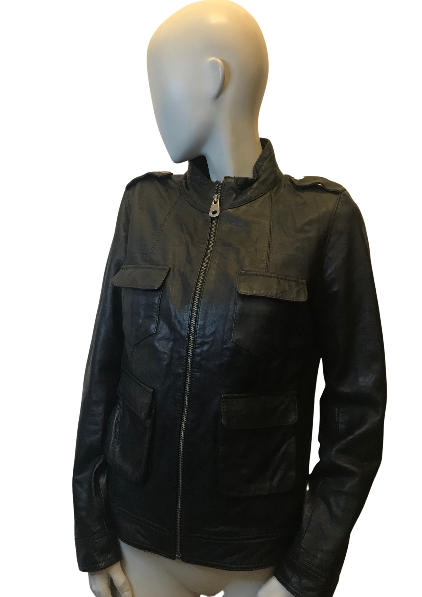 Blouson en cuir d'agneau Taille 38