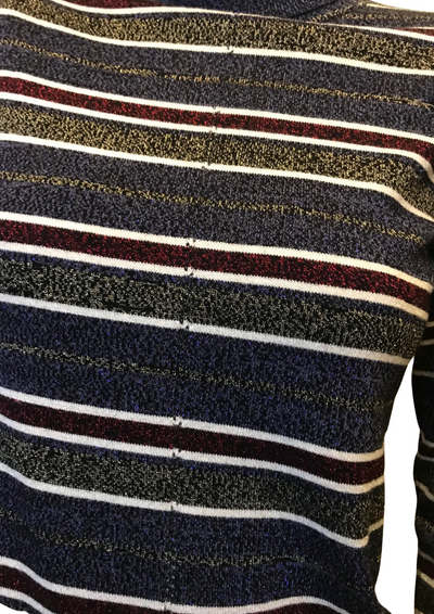 Pull rayé pailleté Taille 34