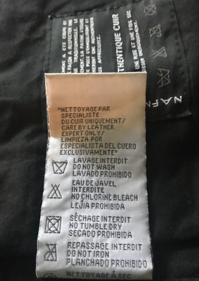 Blouson en cuir d'agneau Taille 38