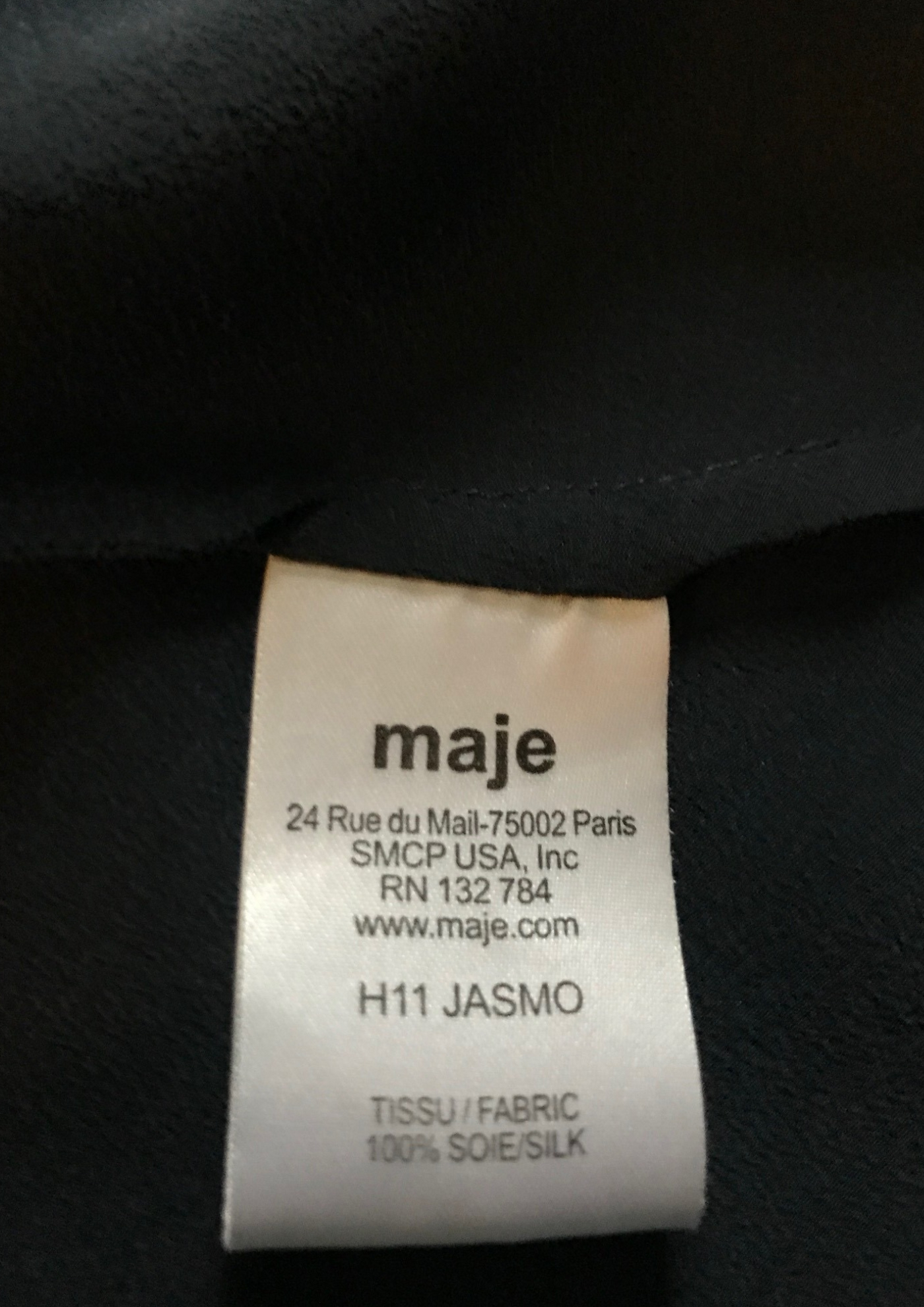 Tunique en soie Taille 40