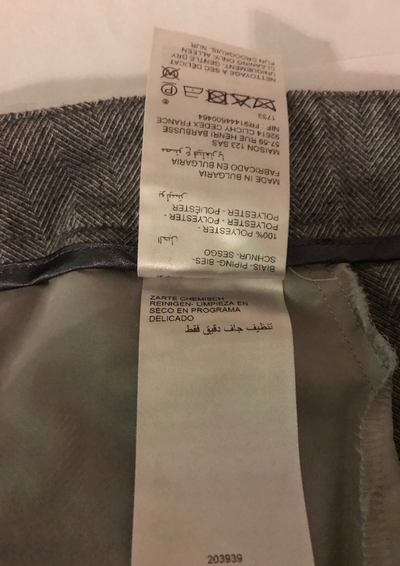 Pantalon à motifs chevrons Taille 38