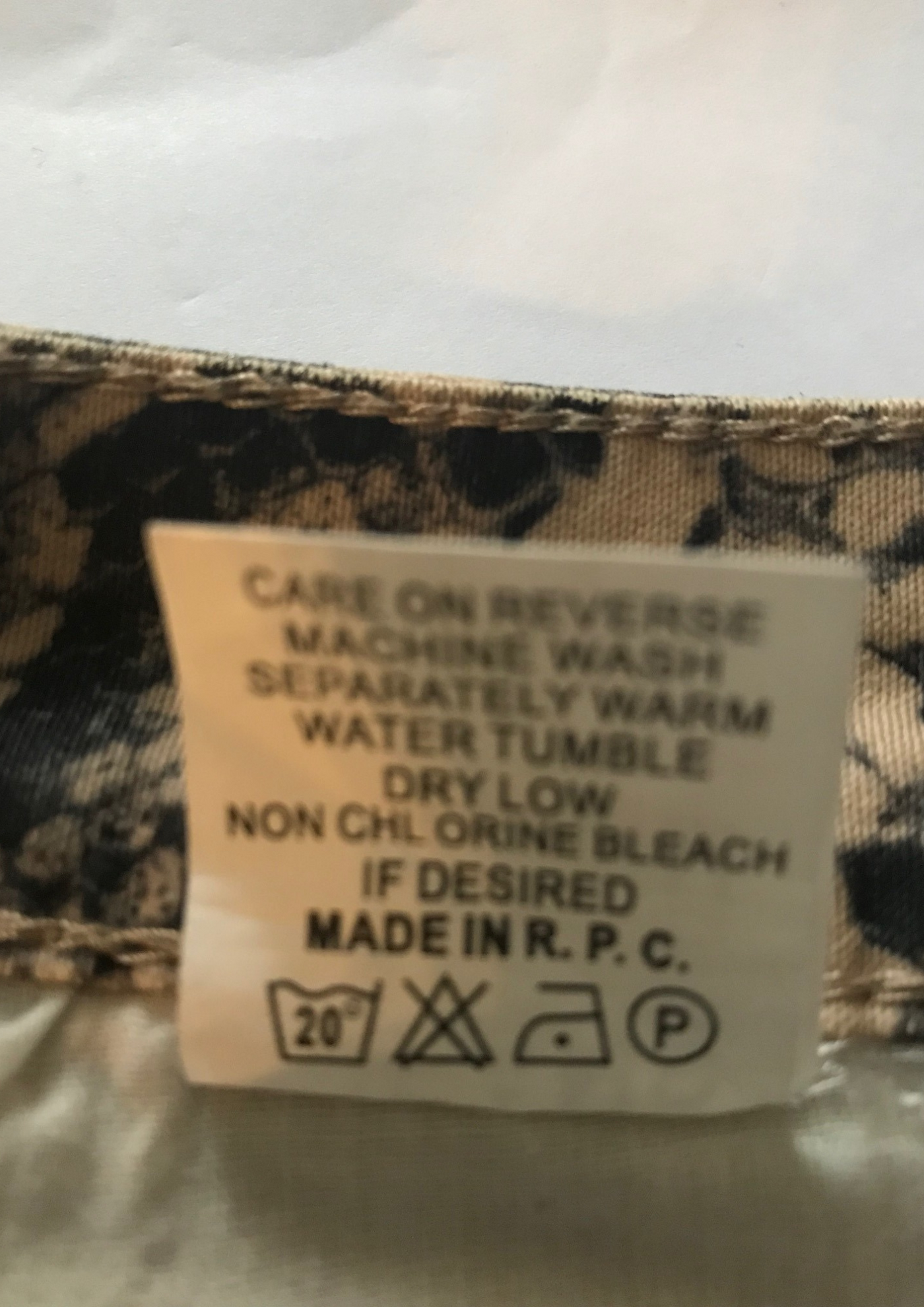 Jean slim imprimés serpent Taille 38
