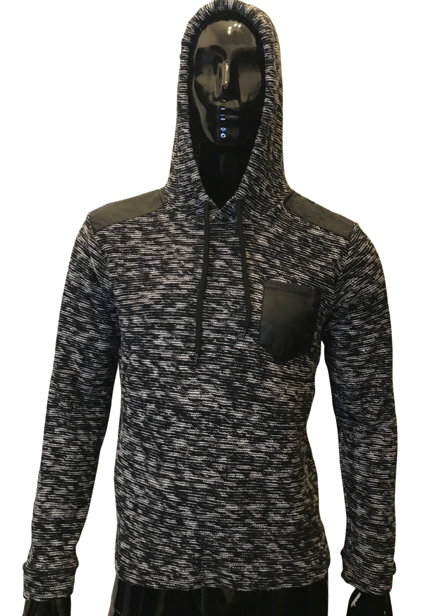Sweat à capuche chiné Taille L