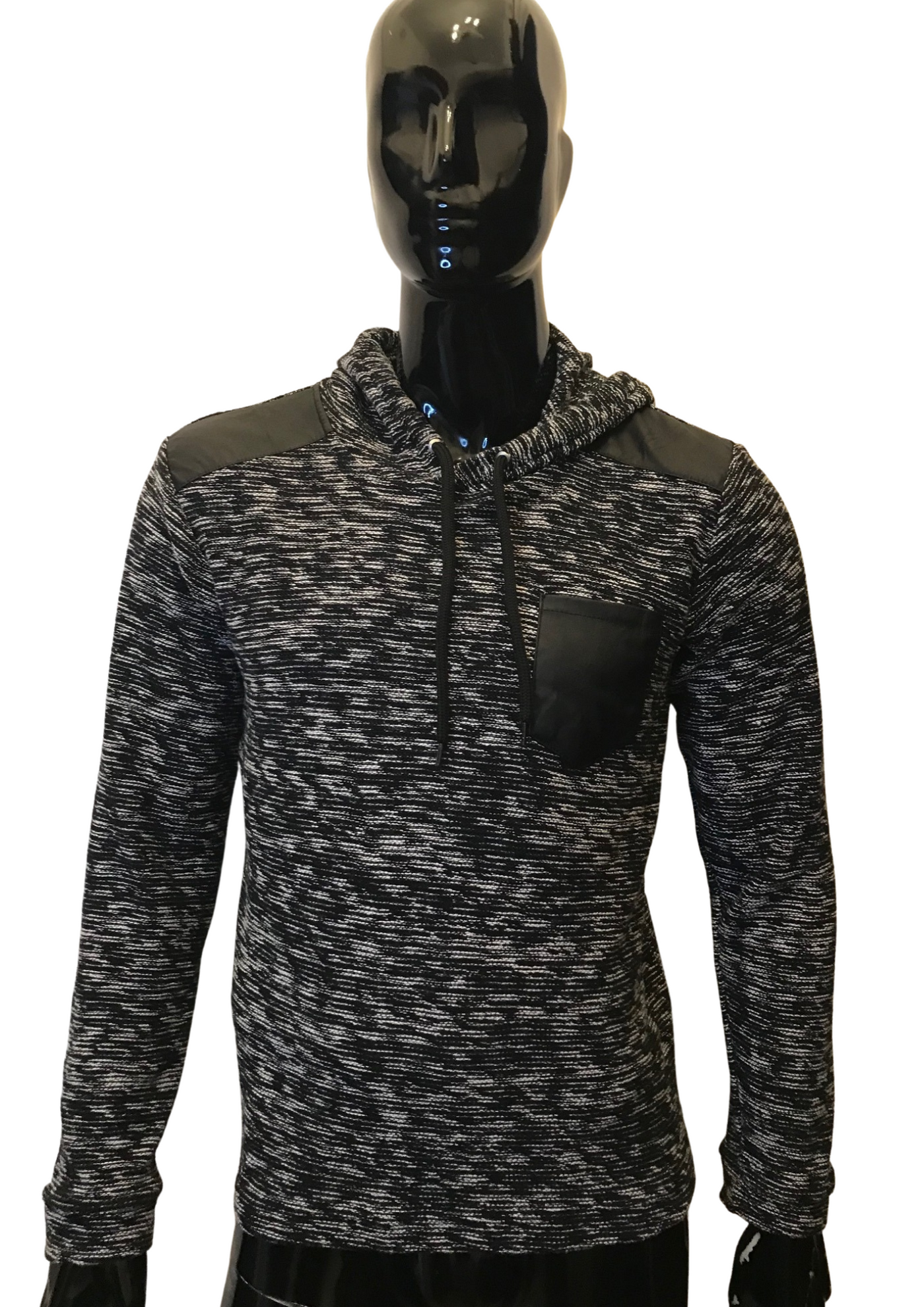 Sweat à capuche chiné Taille L