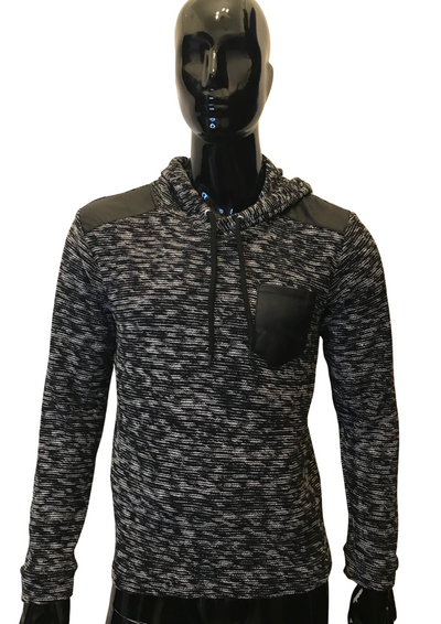 Sweat à capuche chiné Taille L