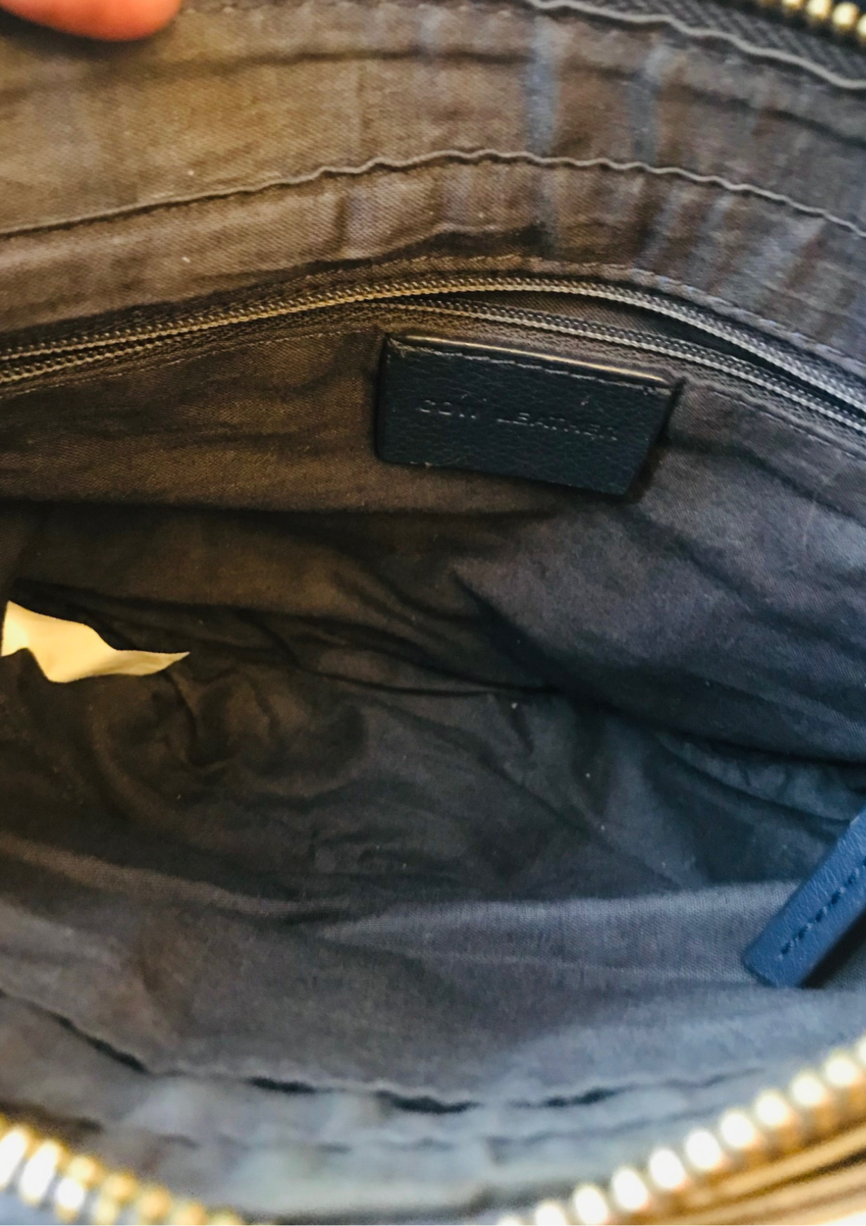 🖤 Sac en bandoulière cuir & daim bleu nuit 🖤