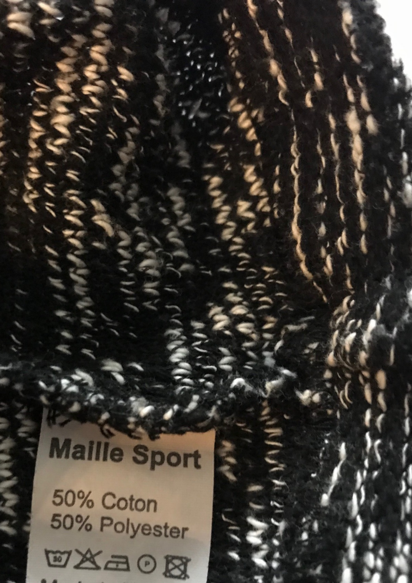 Sweat à capuche chiné Taille L