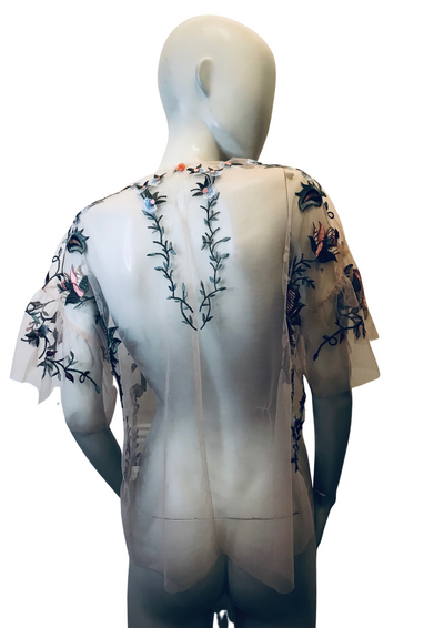 Blouse à broderies Taille 42