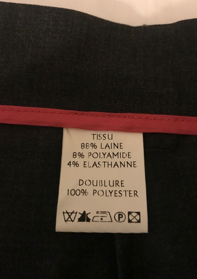 Pantalon en laine Taille 42