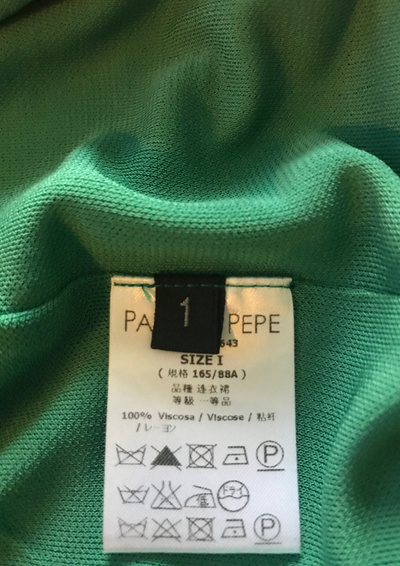 Robe verte dos nageur Taille 36