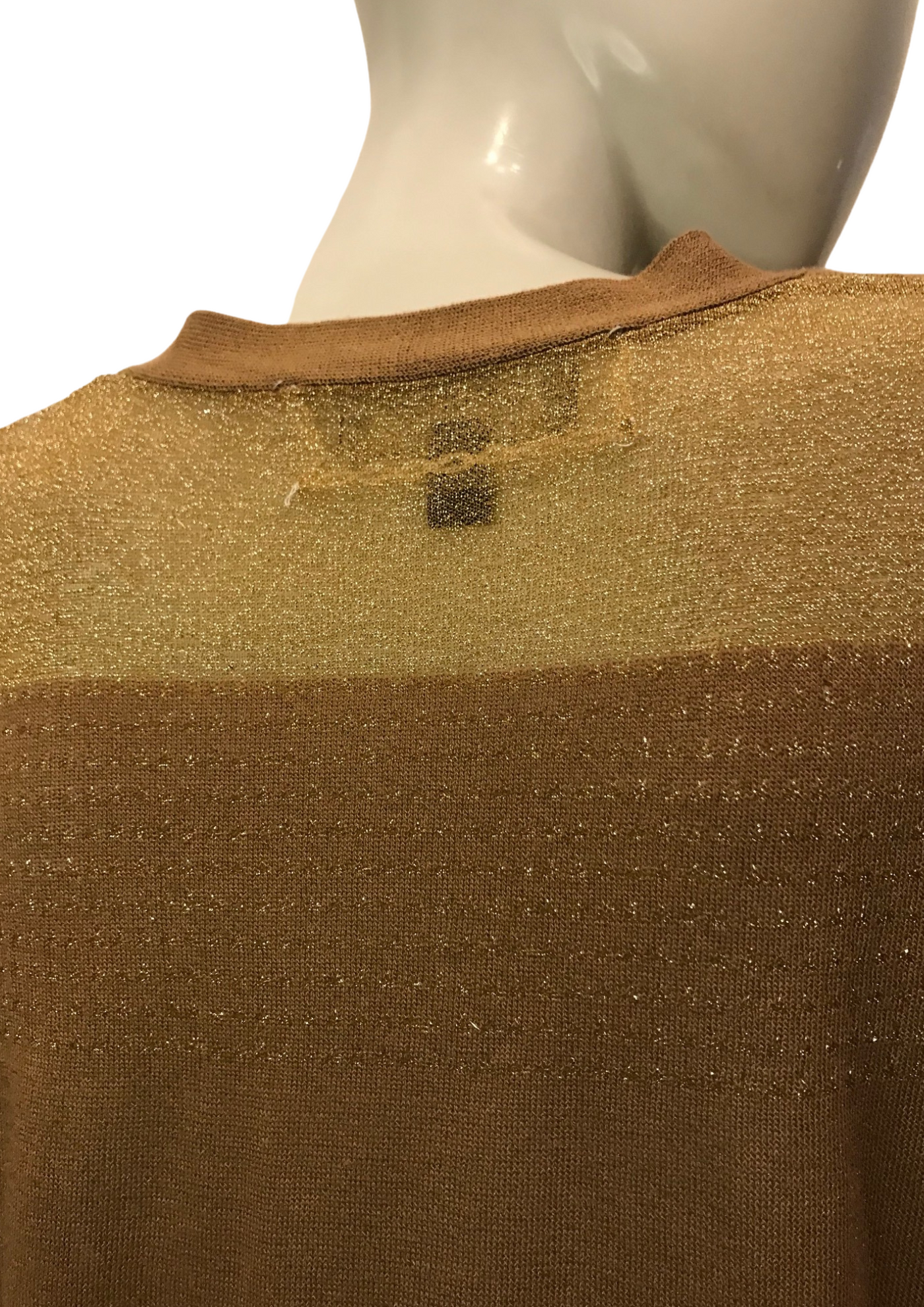 Gilet marron et doré Taille 40