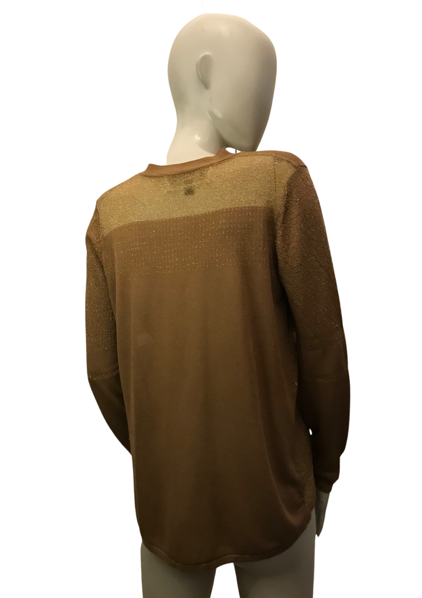 Gilet marron et doré Taille 40