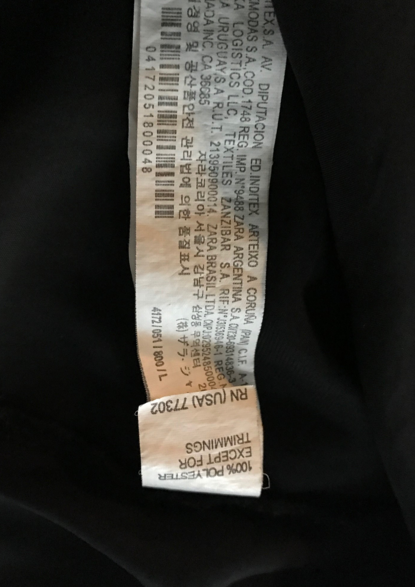 Blouse ouverte dans le dos Taille 40