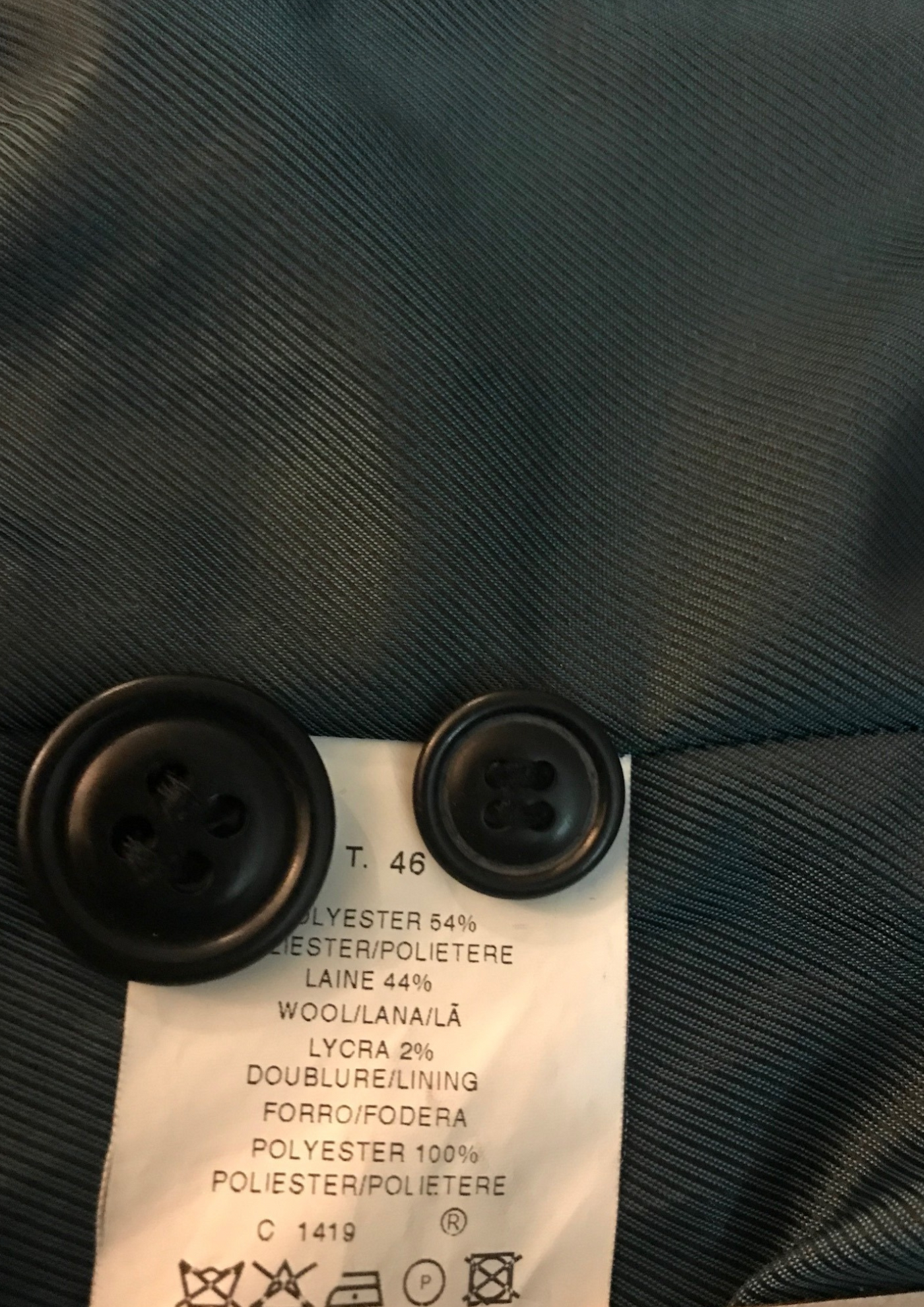Veste en laine mélangée Taille 46