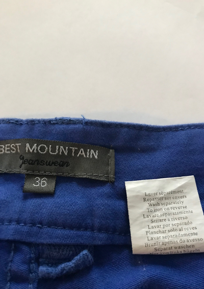 Jean droit bleu brut Taille 36