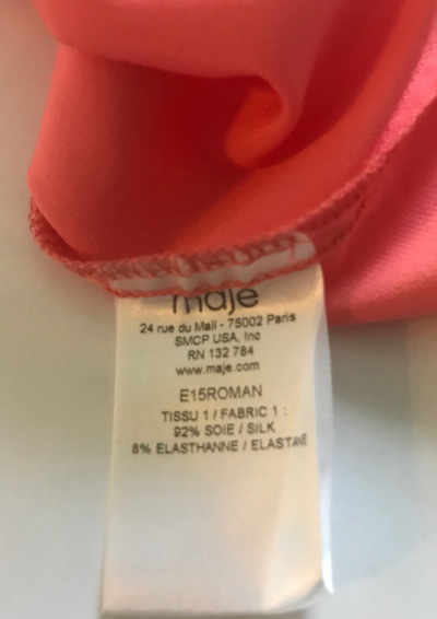 Robe en soie Taille 36 (neuve)