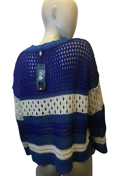 Pull oversize ajouré Taille 36 (neuf)