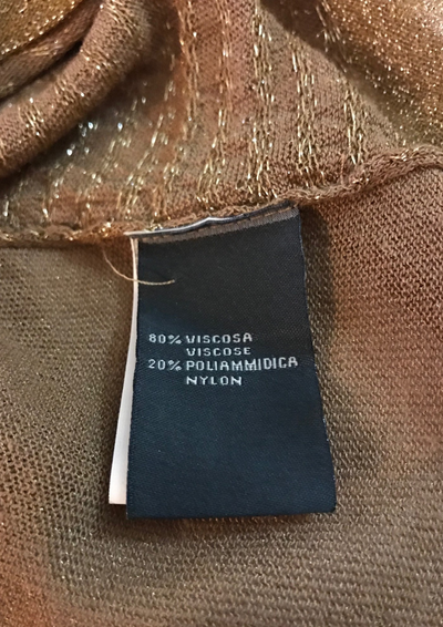 Gilet marron et doré Taille 40