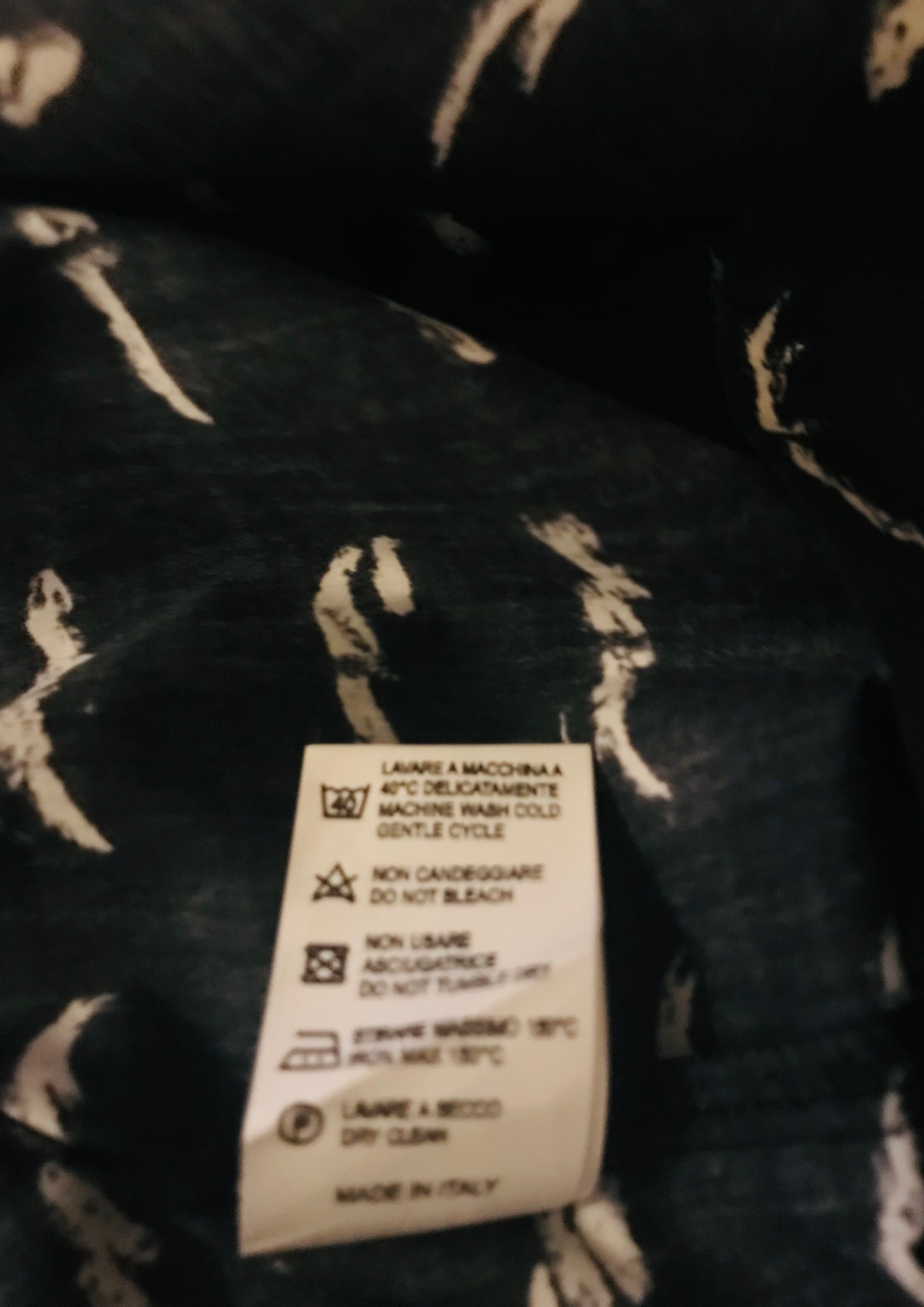 Chemisier à motifs et volants Taille 42