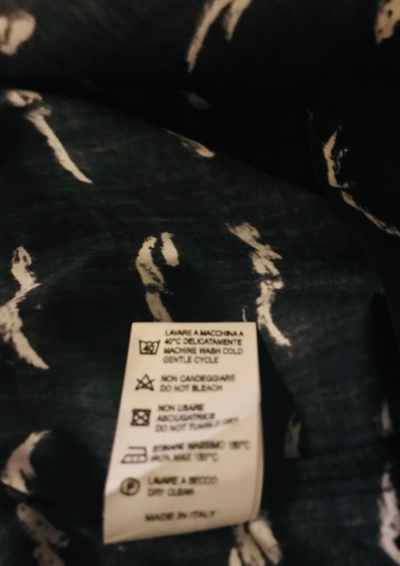 Chemisier à motifs et volants Taille 42