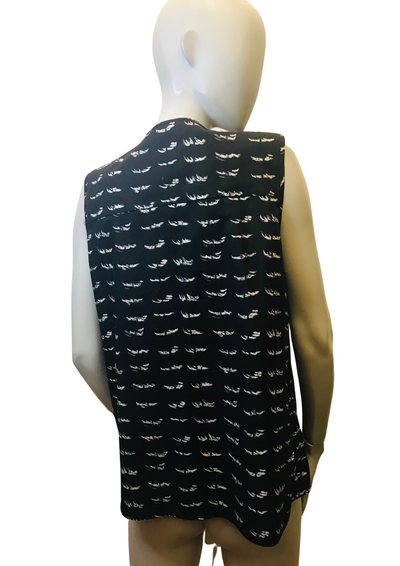 Chemisier à motifs et volants Taille 42